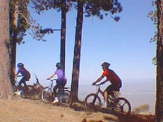 mountain bike recreation table mountain angeles national forest wrightwood california exercise fun things to do victor valley