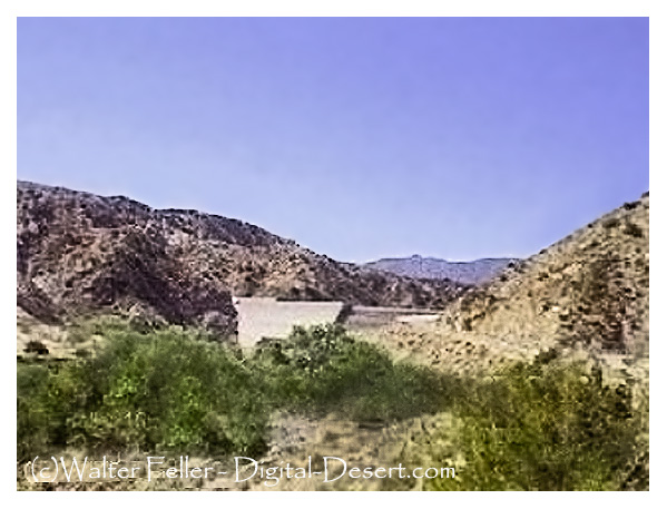 Littlerock reservoir, Littlerock, Ca., Mojave Desert, San Gabriel Mountains