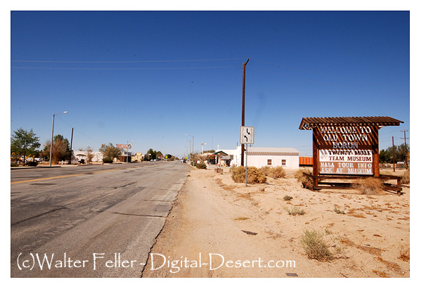 Welcome to old town Boron, Ca.