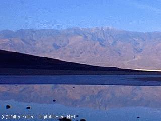 photo of badwater and telescope peak, death valley