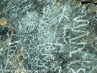 petroglyph picture, death valley