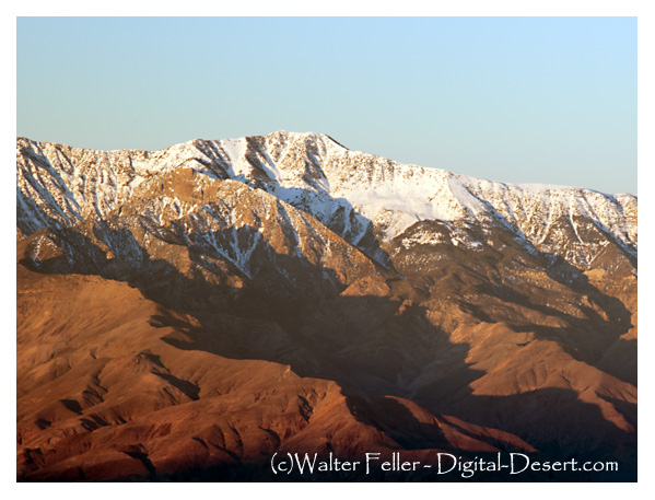 Telescope Peak in the Panamint Mountains in Death Valley