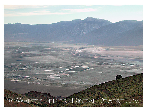 View of Owens Valley from Cerro Gordo in Inyo Mountains