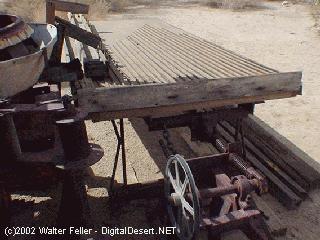 chilean mill, concentration table and rocker