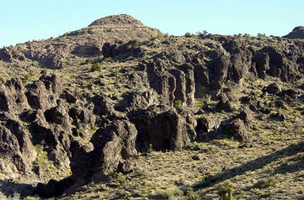 Hoodoos near Hole-In-The-Wall