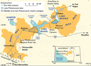 Ancestral Mojave River map