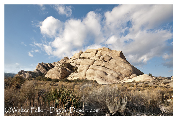 Mormon Rocks rock formation in the Cajon Pass