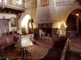 Scotty's Castle, living room photo