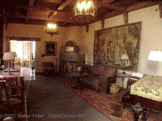 Scotty's Castle, living room photo