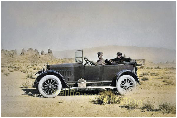 1920s Willys at Trona Pinnacles