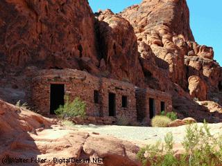 Photo of Rock Cabins in Valley of Fire, Nevada