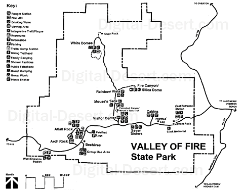 「valley of fire state park map」的圖片搜尋結果