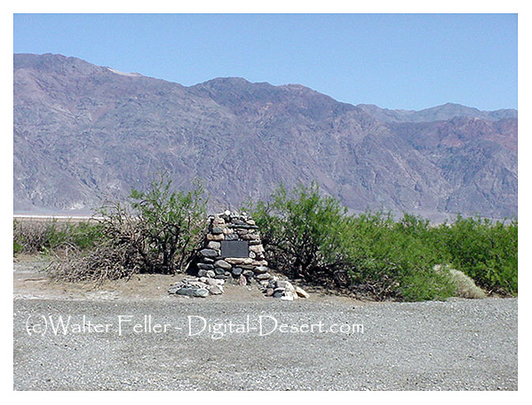 Shorty Harris' grave in Death Valley