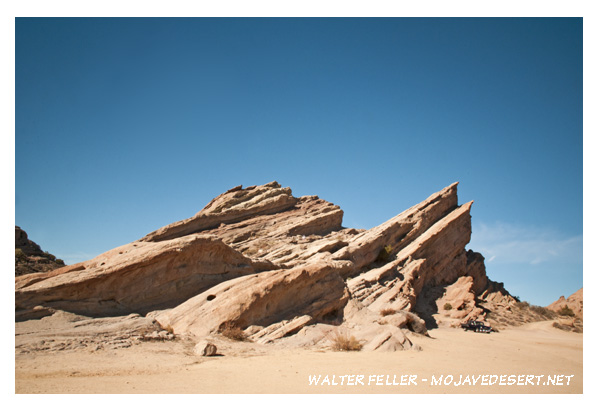 photo of one of the many rock formations in Vasquez Rocks
