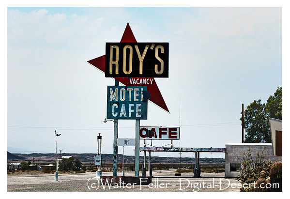 Photo of Roy's in Amboy, CA. along California Route 66