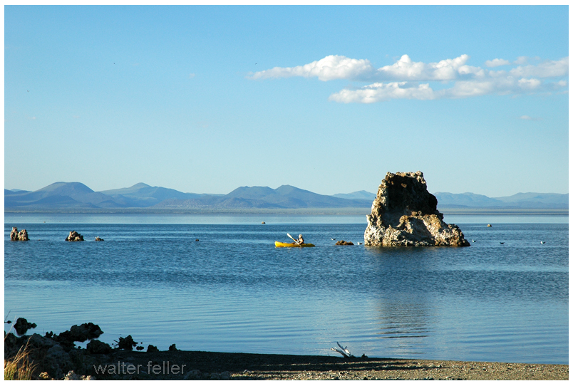 Mono Lake canoe
