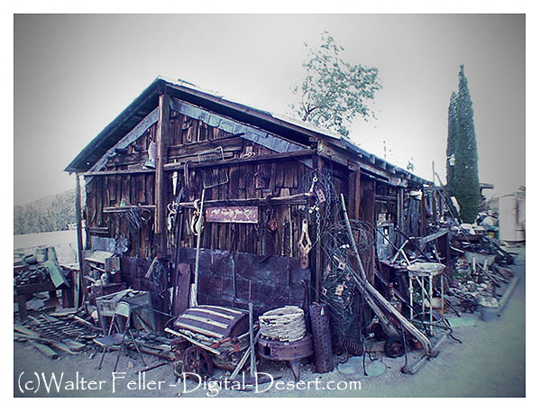 Photo of the Burro Schmidt Cabin in the El Paso Mountains