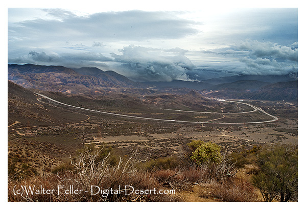 Cajon Pass as viewed looking south from the north ridge