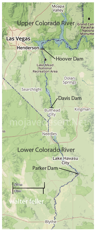 map of Colorado River