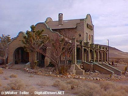 Picture of the Rhyolite train station