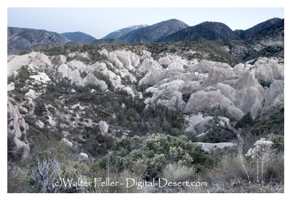 Devil's Punchbowl county park Antelope Valley, San Gabriel Mountains