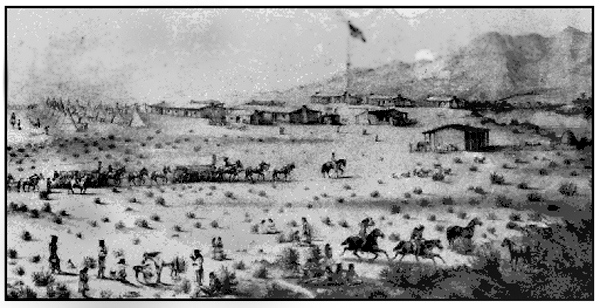 sketch of Fort Mojave