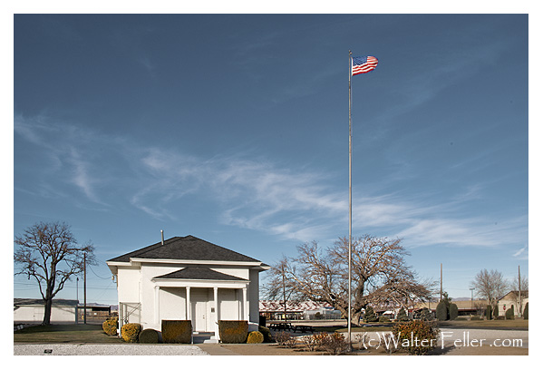 Photo of original Hesperia schoolhouse