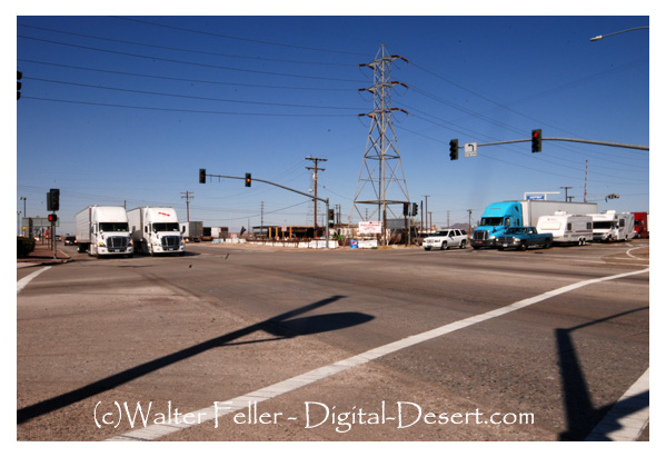 Kramer Junction, junction. Mojave Desert