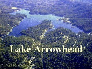 Lake Arrowhead aerial photo