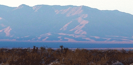 Incised fan in the Granite Mountains