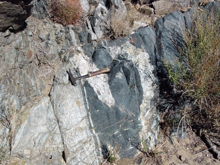 Gneiss and schist in the Providence Mountains