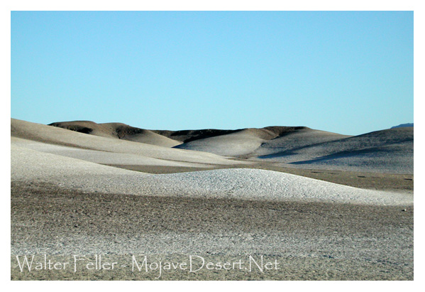 Mud hills in Tecopa California, Mojave Desert