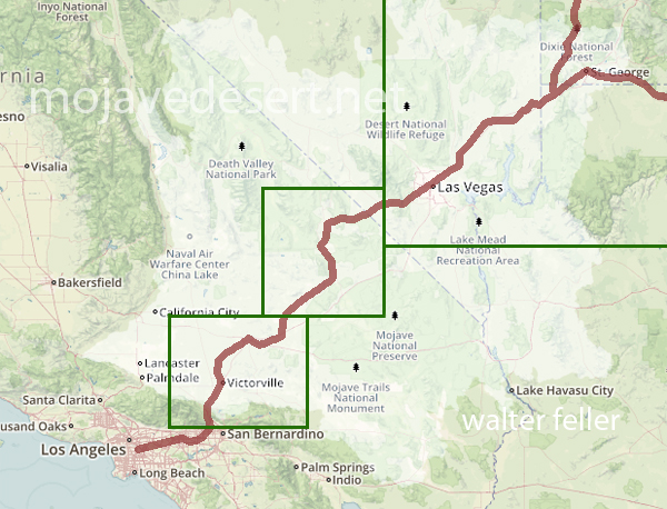 Old Spanish Trail Historical Overview - 600 Ost Trail Map Mojave Desert