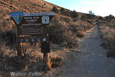 Pacific Crest trailhead at Walker Pass