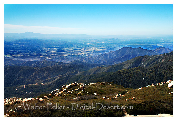 Photo of San Bernardino California from San Bernardino Mountains