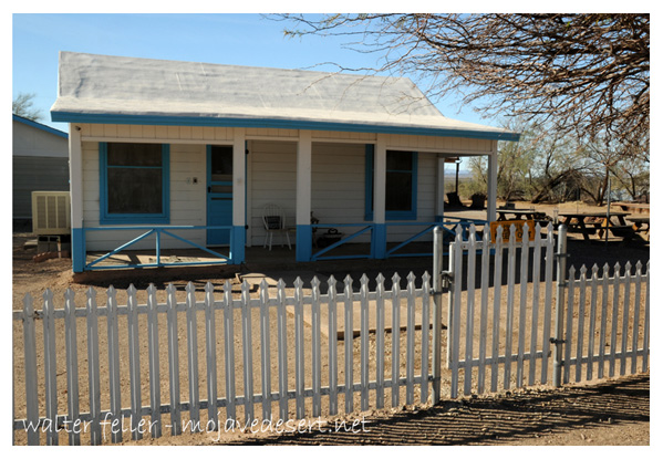 Wyatt Earp's home in Vidal, Ca. near Parker, Az